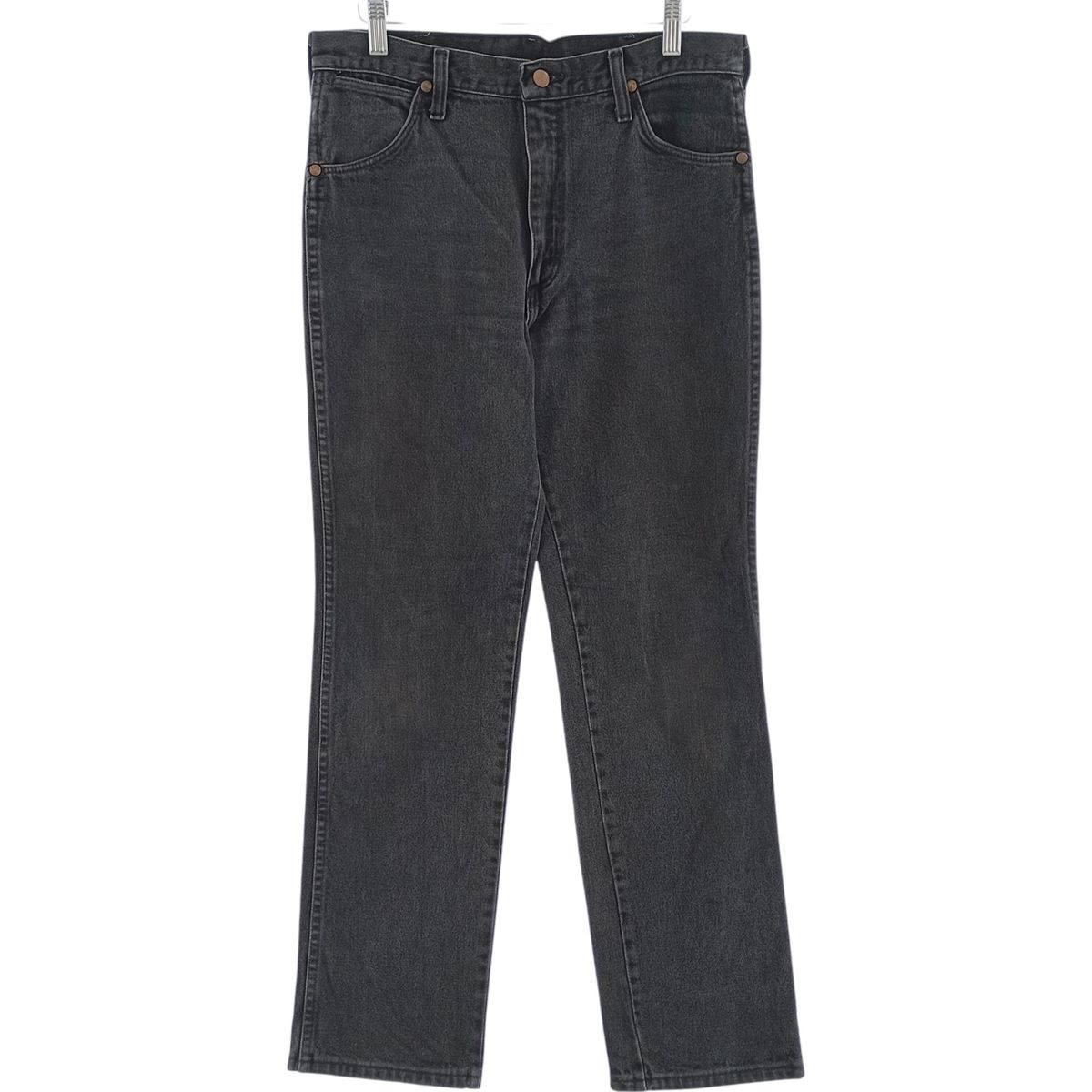 古着 80~90年代 ラングラー Wrangler ブラックデニム ストレートデニムパンツ メンズw33相当 ヴィンテージ|eaa417511