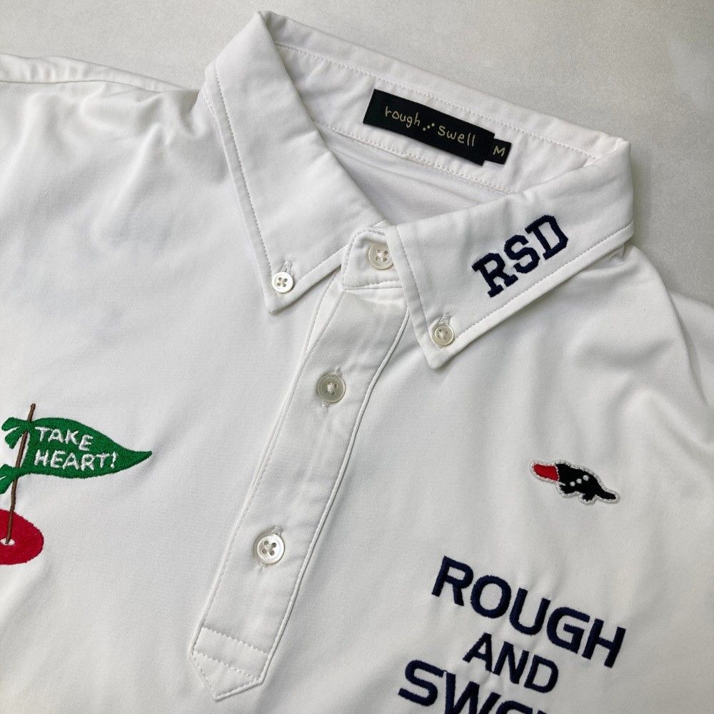 ラフアンドスウェル ポロシャツ M サイズ：M ROUGH&SWELL ラフアンド