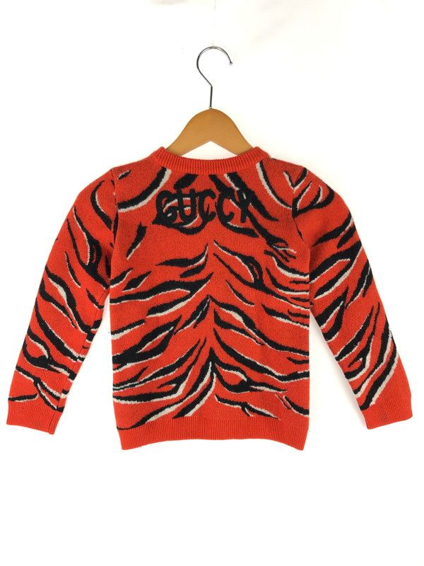キッズ GUCCI グッチ TIGER SWEATER タイガー セーター トップス ニット 183-240901-mo-18-TAG