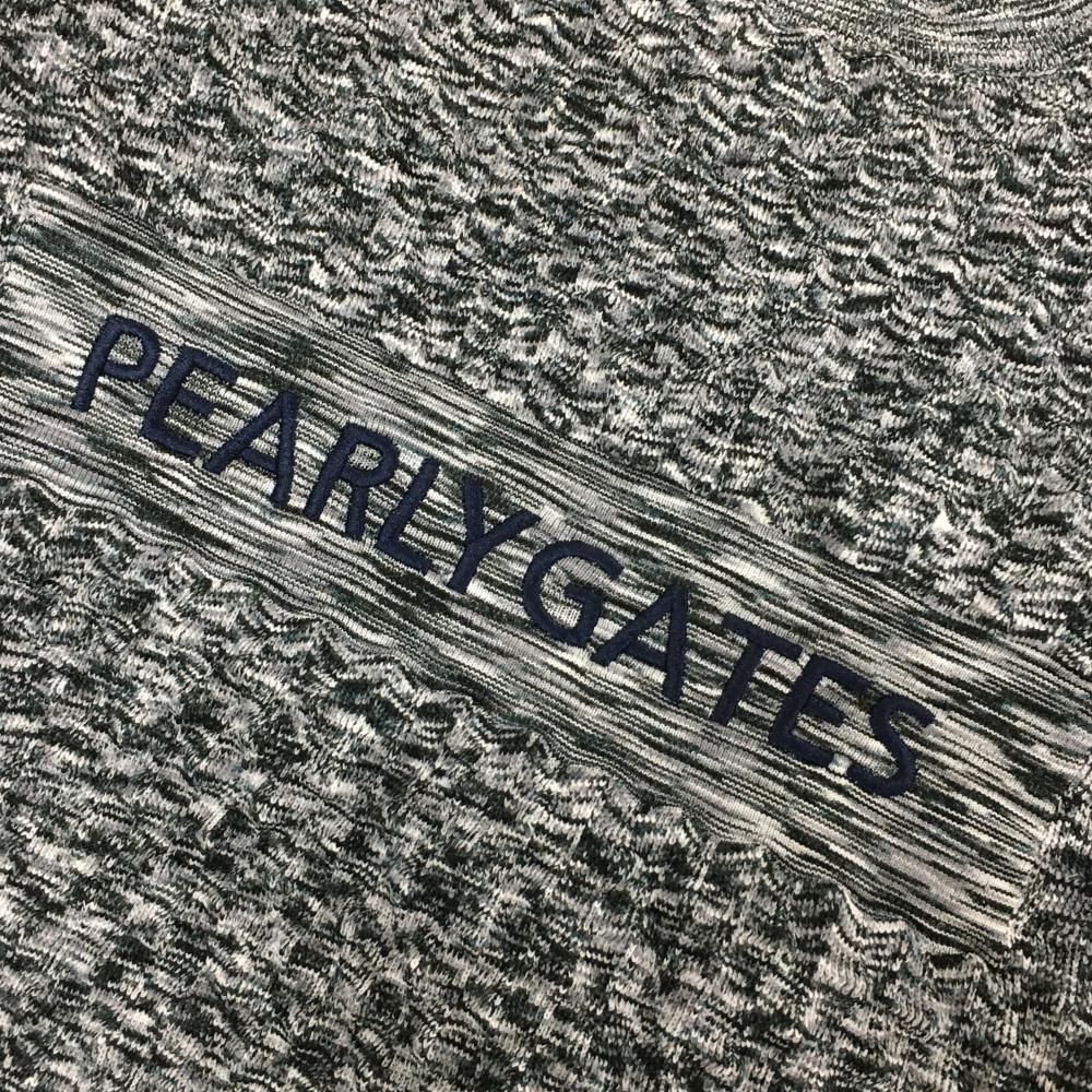 超 パーリーゲイツ セーター 杢グレー系 凹凸生地 ニット ロゴ刺しゅう レディース 0 S ゴルフウェア モデル PEARLY GATES LLC-HASEGAWATOSO_COM