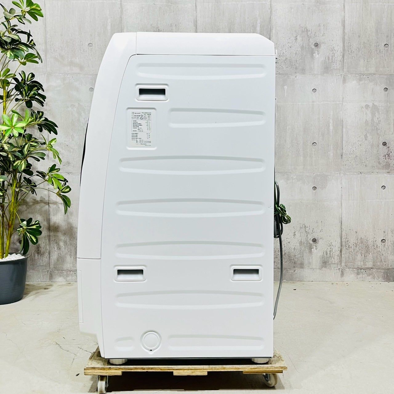 106 シャープ ドラム式洗濯機 容量7kg 乾燥3.5kg 一人暮らし