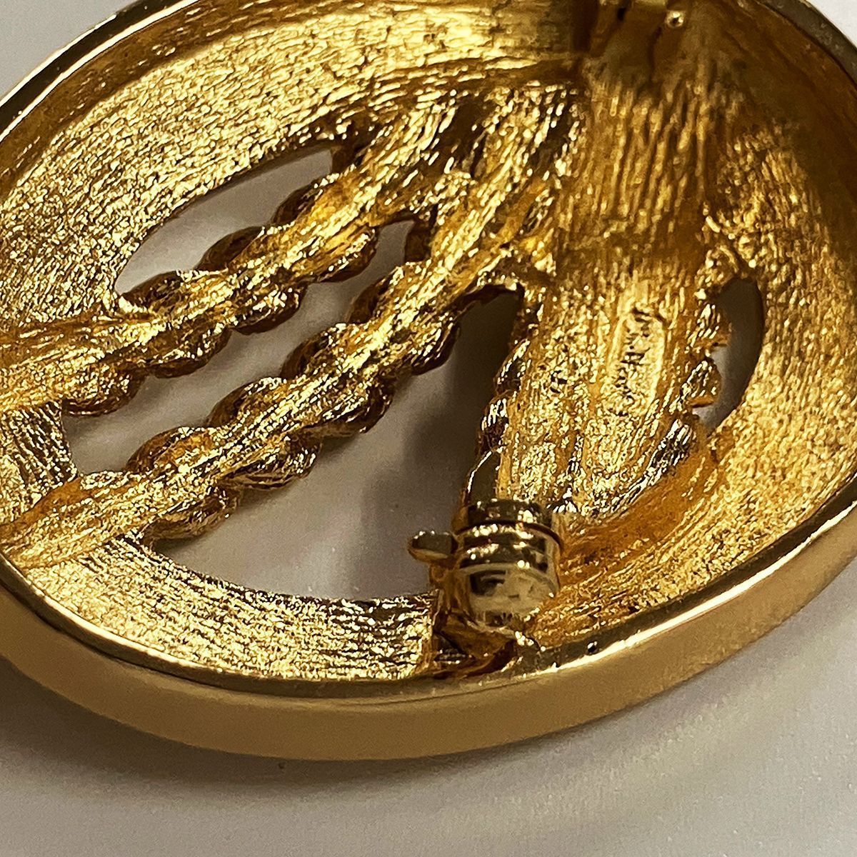 Christian Dior クリスチャンディオール ブローチ ロープ フリンジ FORTGASGNV_COM_BR