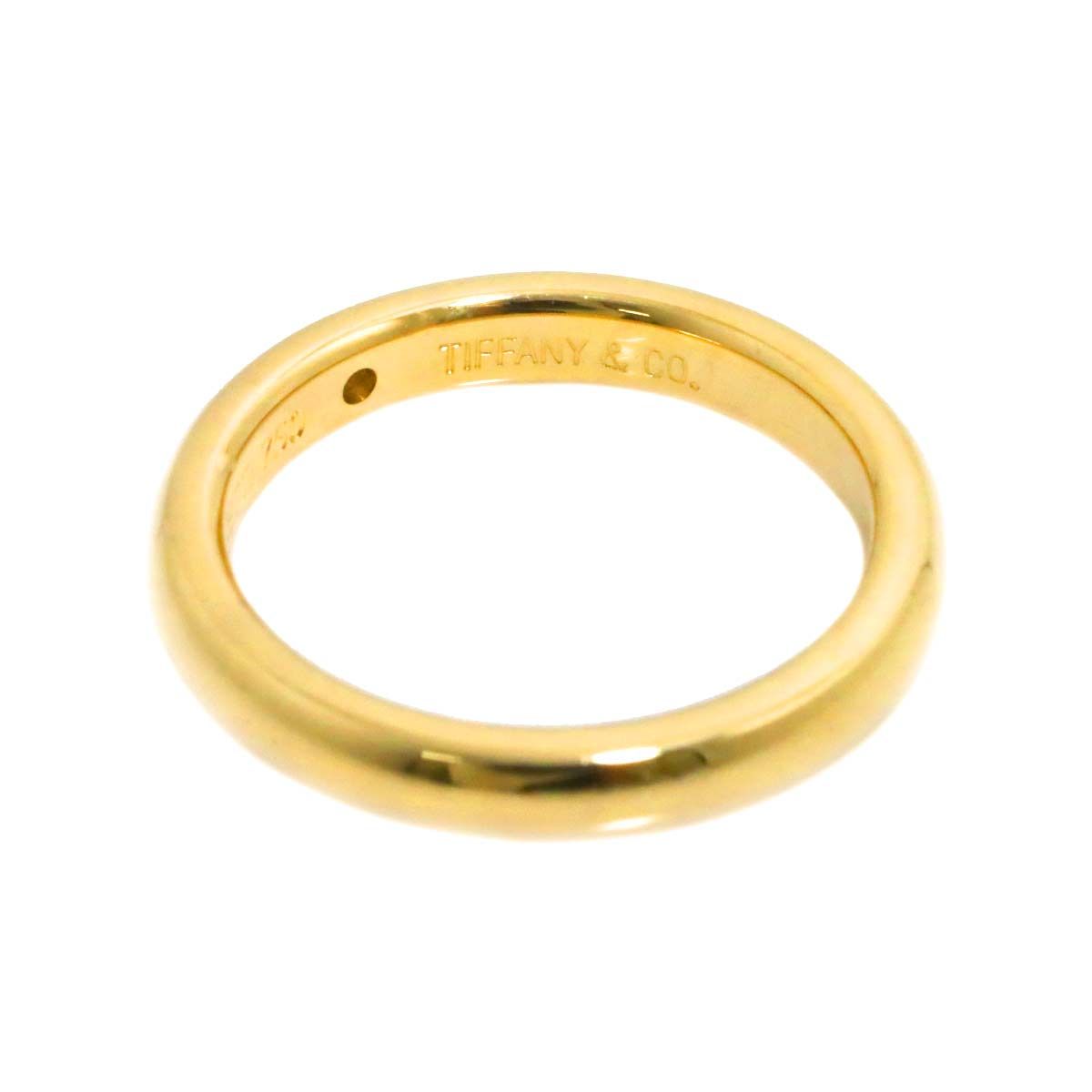 美品‼️直営店購入‼️ティファニー　K18スタッキングバンドリング❤️7号　ダイヤ ティファニー TIFFANY&CO. スタッキング バンド 7号 リング