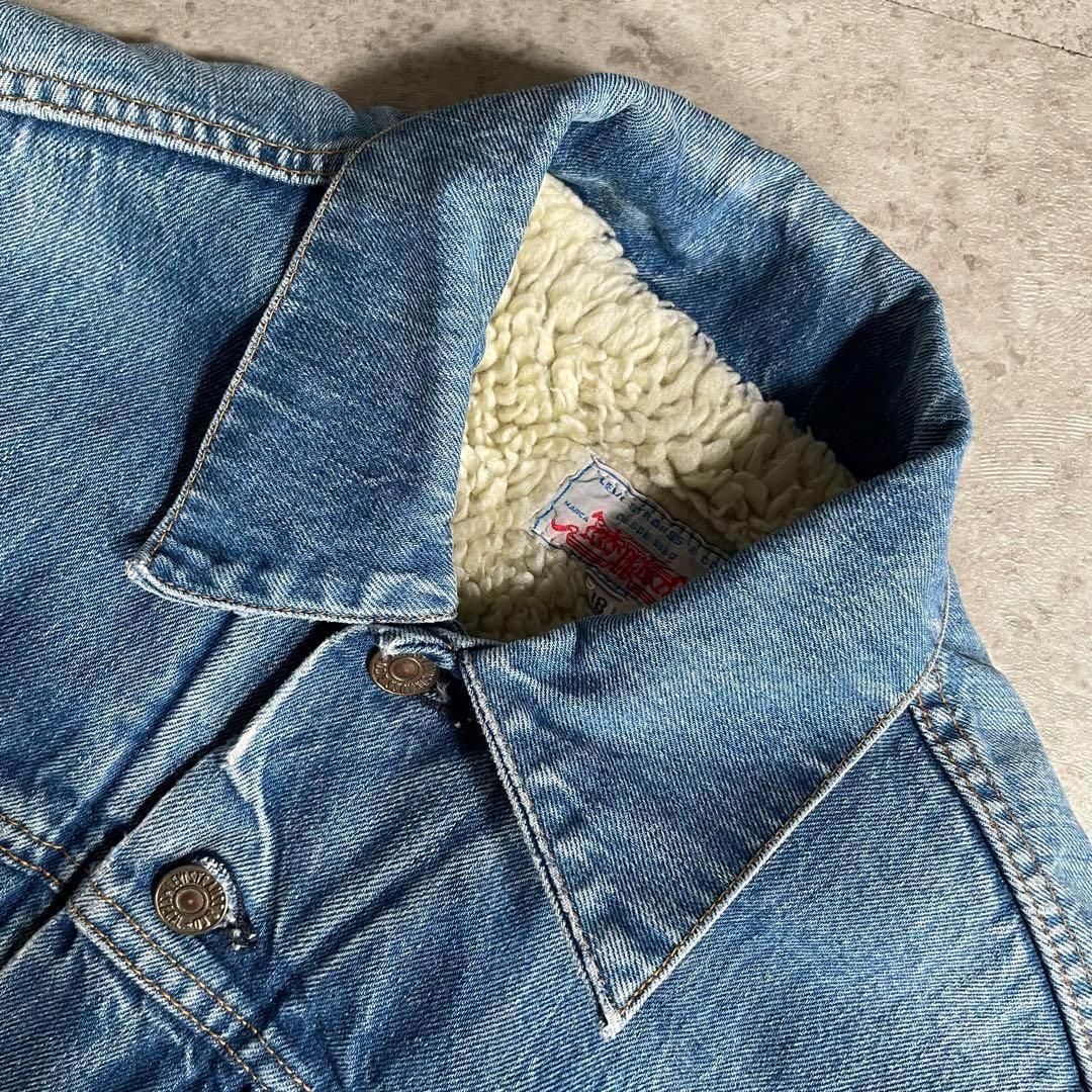 70s80s ヴィンテージ LEVI'S ボアデニムジャケット Gジャン - メルカリ