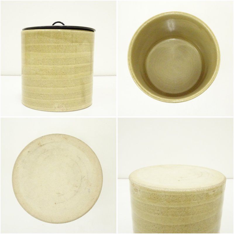 南窯 黄瀬戸水指（共箱） 水指し 茶道 茶道具 おしゃれ 販売 水差し