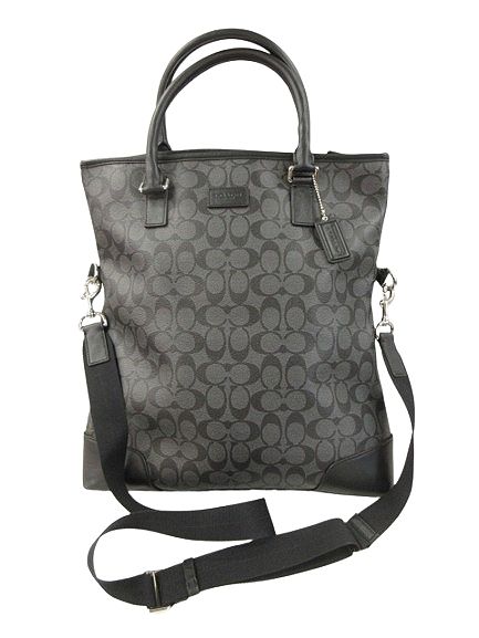 コーチ COACH トートバッグ ヘリテージ フォールドオーバー シグネチャー 2WAY F71103