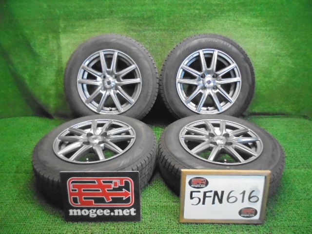 5FN616 C2 2021 23年製 165 70R14 ヨコハマタイヤ iceGUARD iG60 スタッドレスタイヤ アルミホイール4本セット