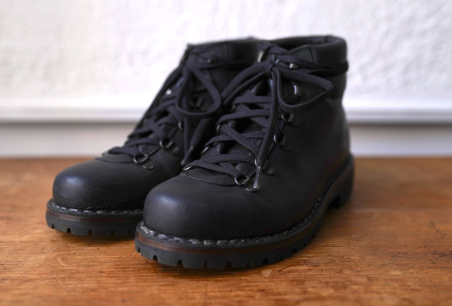 17AW TNZ05 カーフスキンマウンテンブーツ ブラック 38 | Geoffrey.B.Small ジェフリービースモール