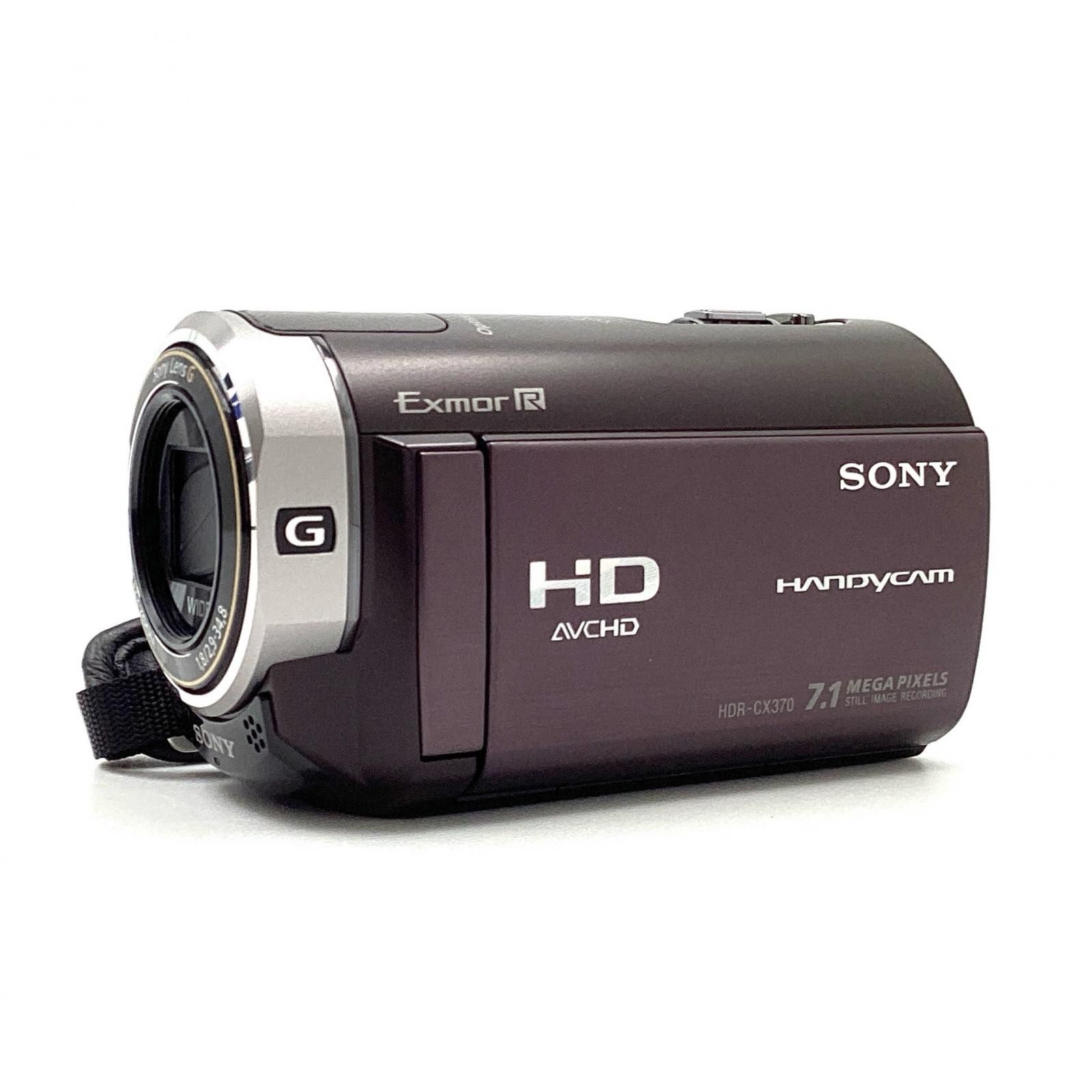 動作確認済】SONY ハンディカム HDR-CX370 V ボルドーブラウン 【公式