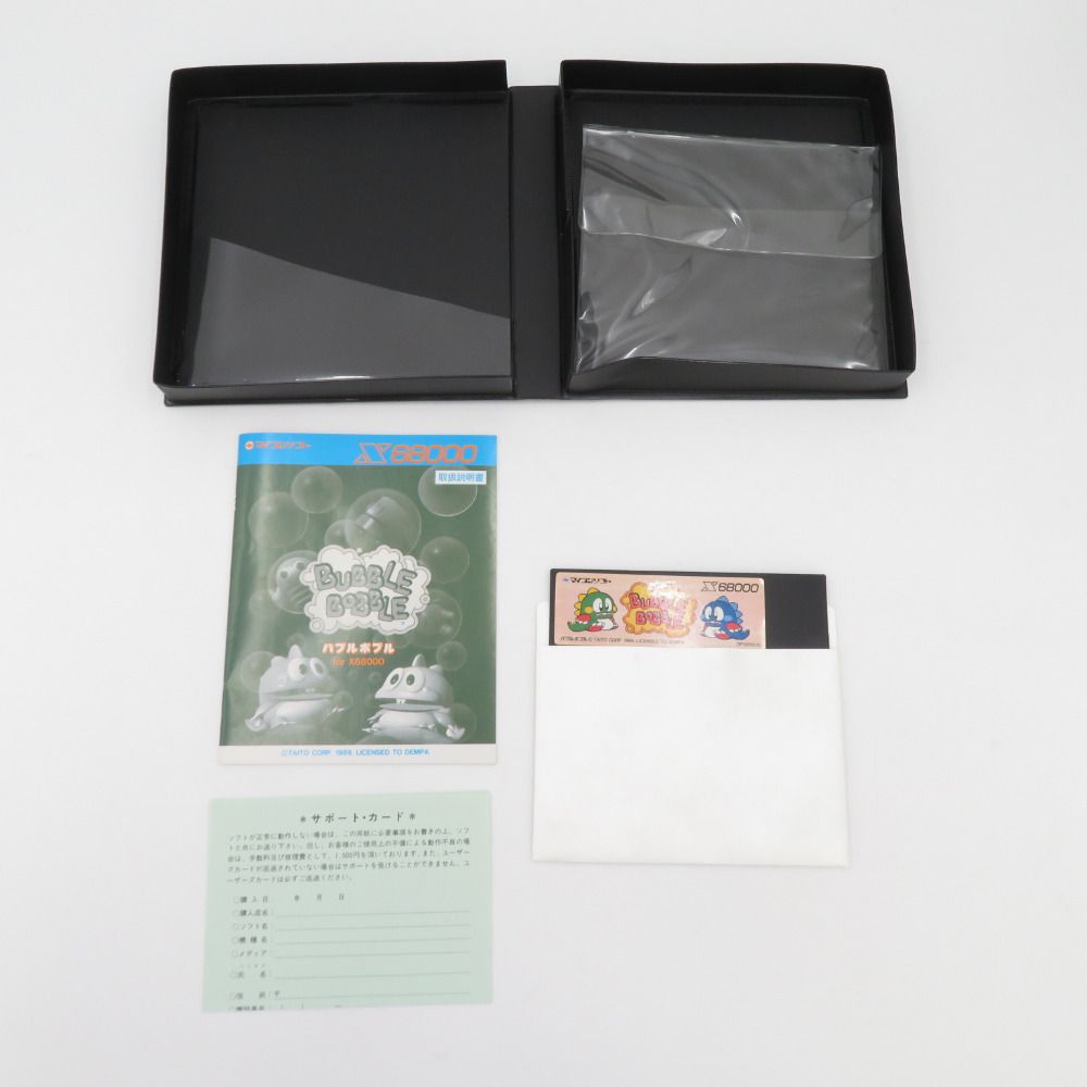 X680005インチディスク版バブルボブルBUBBLE BOBBLE