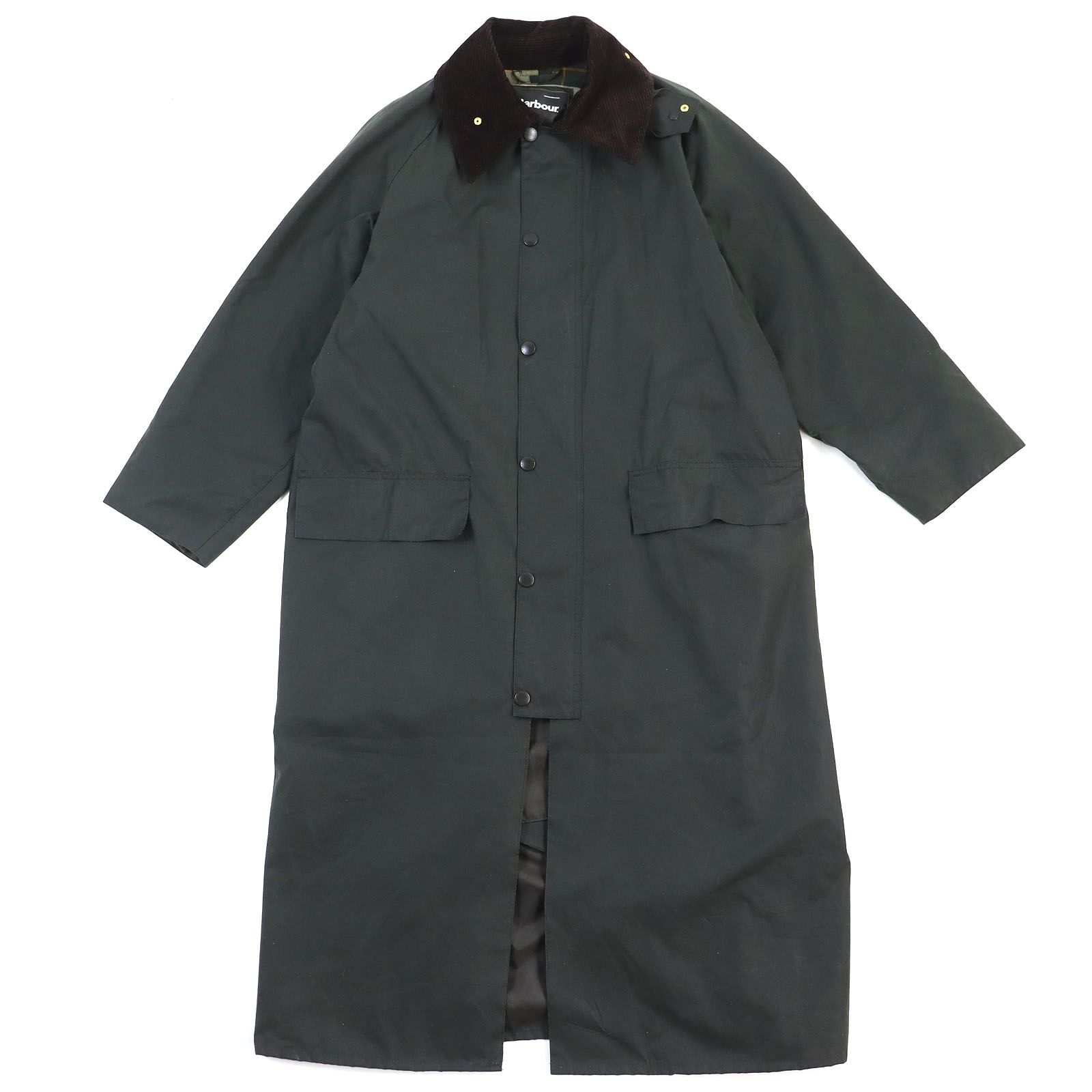 美品△Barbour バブアー コットン コットン100% 希少 裏地一部チェック 