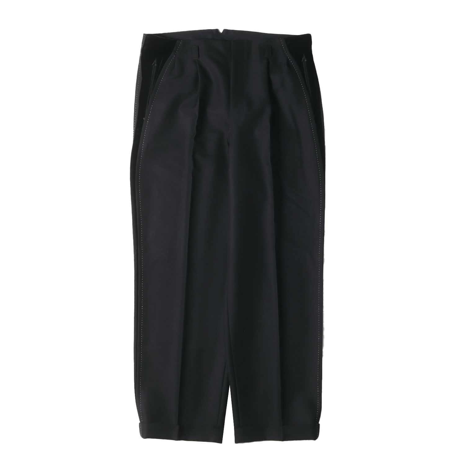 新品 WACKO MARIA ワコマリア パンツ サイズ:XL BLACK SENSE限定 WOLFS HEAD DORMEUIL ロカビリーパンツ ROCKABILLY PANTS ブラック 黒 ボトムス ズボン【メンズ】