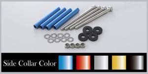 【新品・5営業日で発送】Active ACTIVE／1051651 OILクーラーサイドカラー＆ボルトSET (ワッシャー／ラバー付) 16ROW 4PC BLU 120.3mm 
