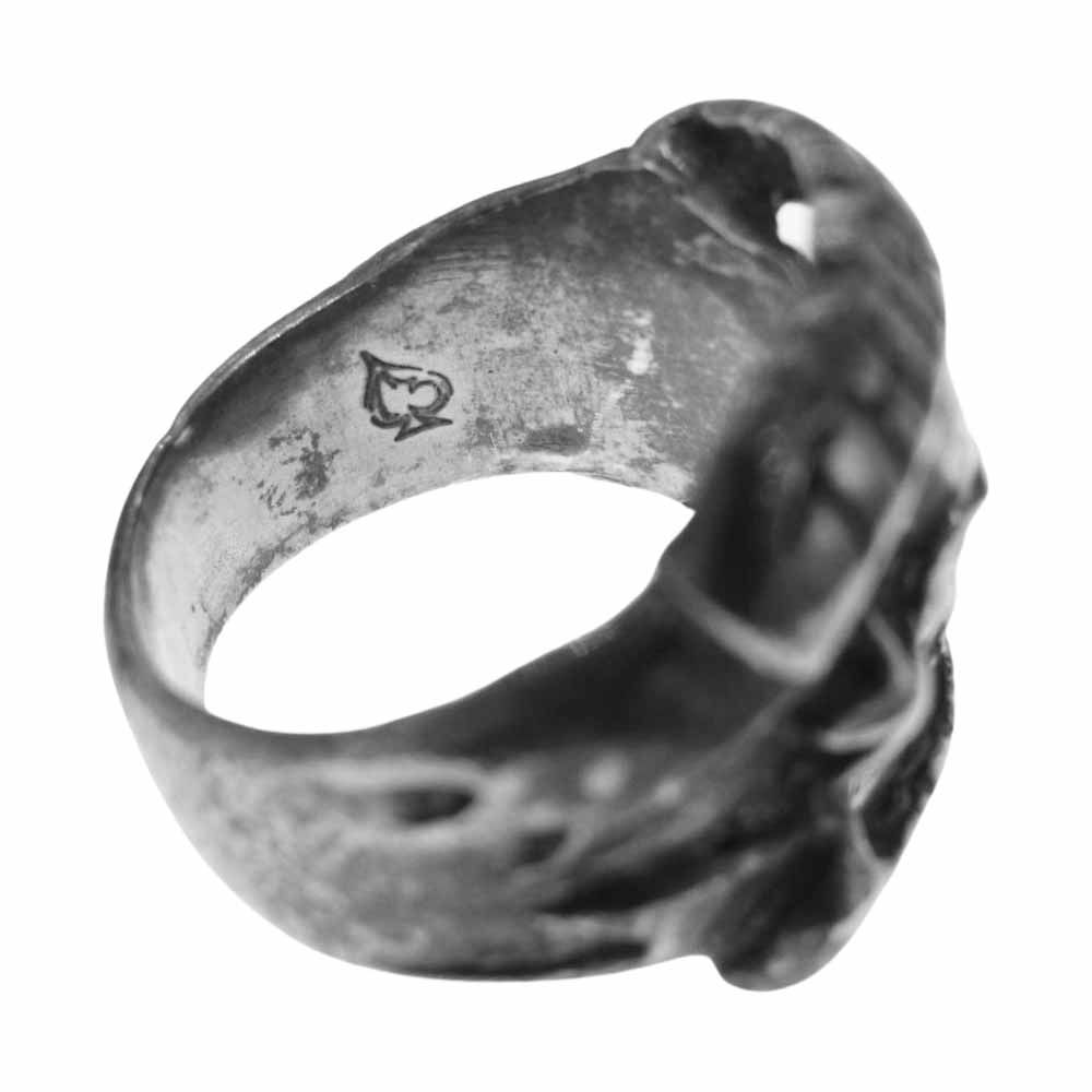 サーティーンデザインズ THIRTEEN DESIGNS リング ロゴ刻印 スカル