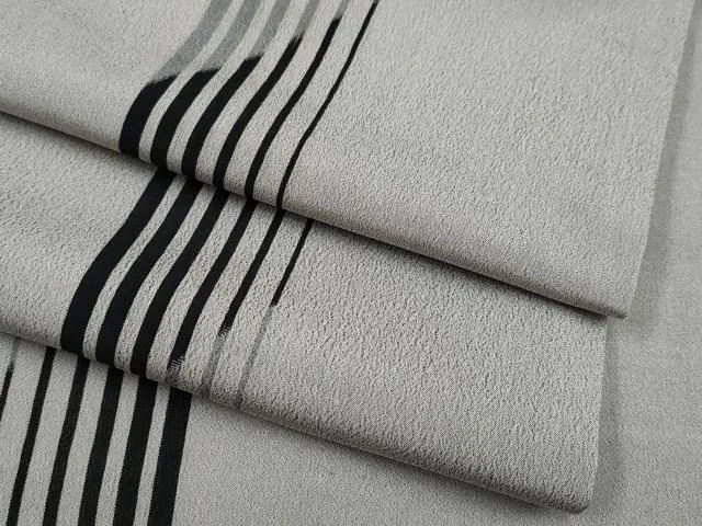 Kate 新品 矢絣 夏着物 証紙付 仕付糸付 明石ちぢみ 5617 夏着物】 特選明石縮 ≪御仕立て上がり・新古品≫ 「矢絣」 夏を