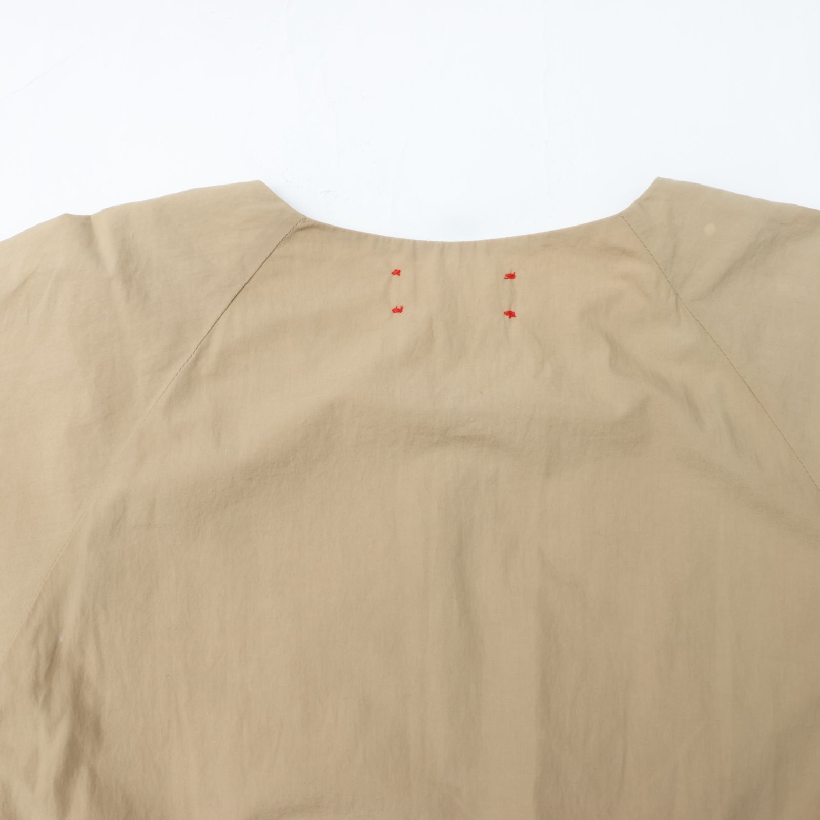 MEYAME メヤメ HALF ZIP ALL IN ONE BEIGE ハーフジップ