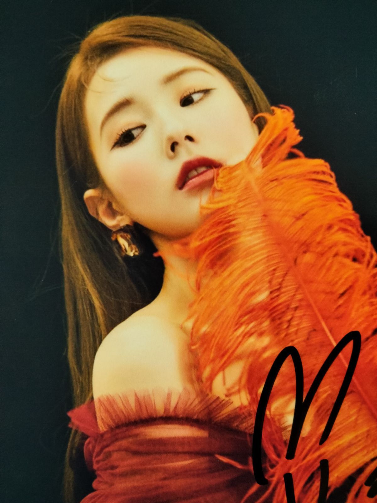 ミヨン直筆サイン入り2Lサイズ写真… Cho Mi-yeon…I-DLE - メルカリ