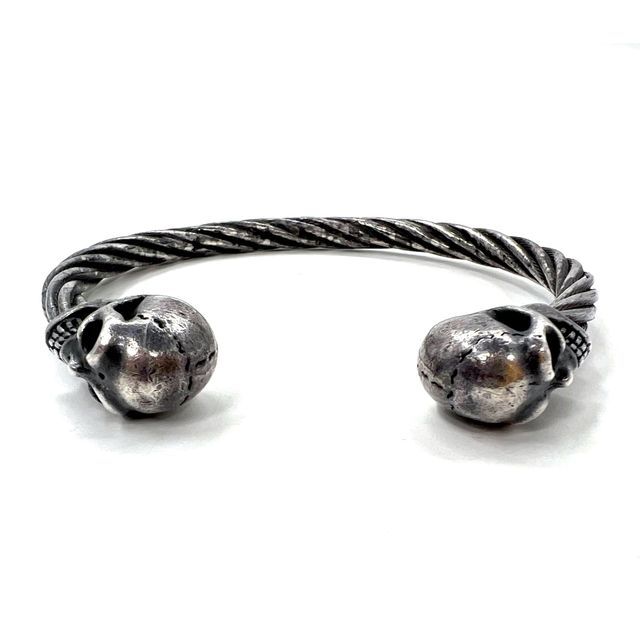 Gaboratory ( GABOR ) スカル ワイヤー バングル Skull Wire Bangle シルバー - メルカリ