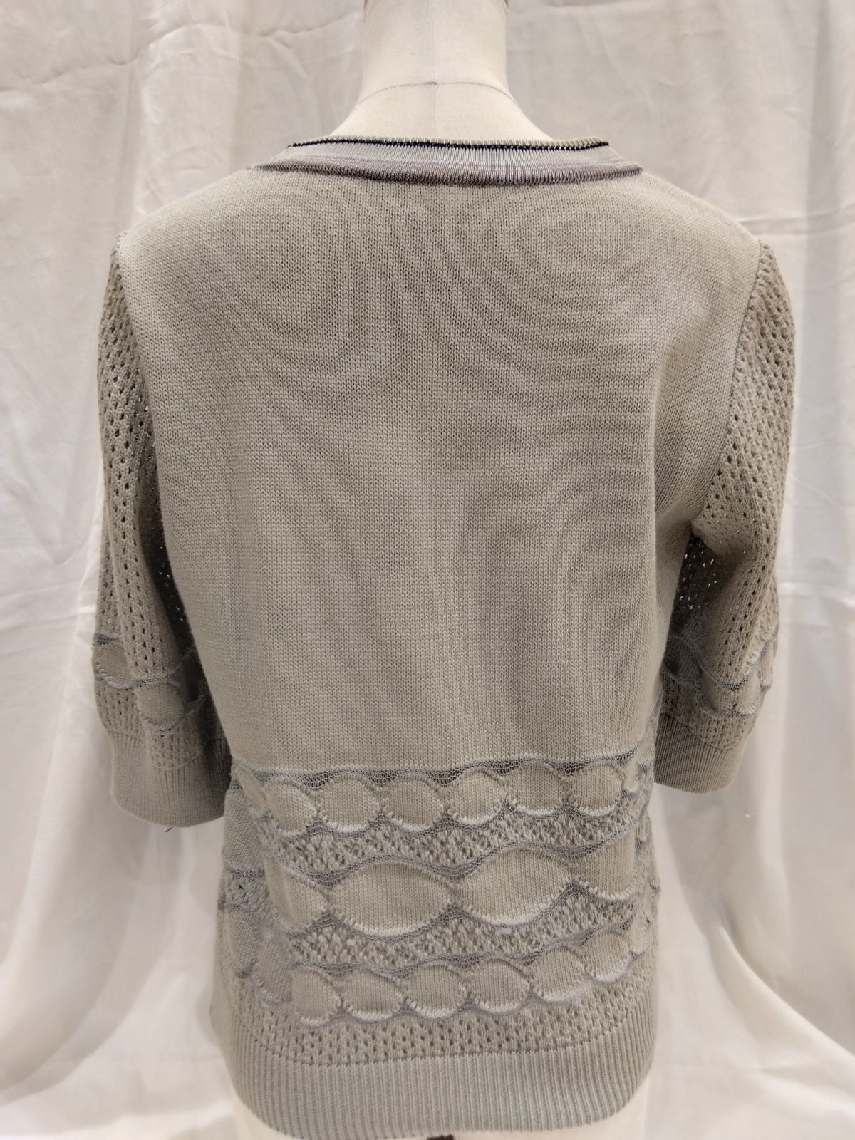 YUKI TORII ユキトリイ アンサンブル ニット レース ビジュー 38 YUKI TORII INTERNATIONAL - YUKITORII(ユキトリイ) 長袖