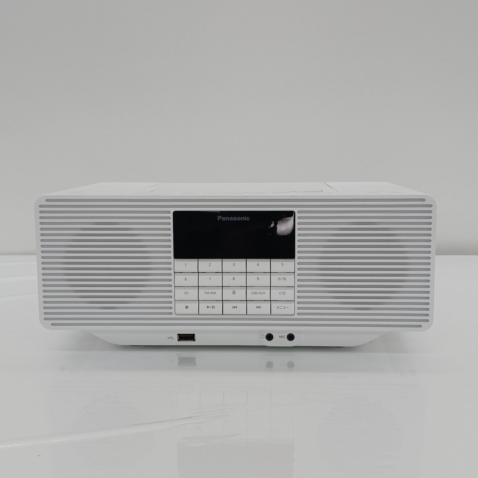 店頭展示品 CDラジオ ホワイト RX-D70BTSB-W ワイドFM対応 |Bluetooth対応