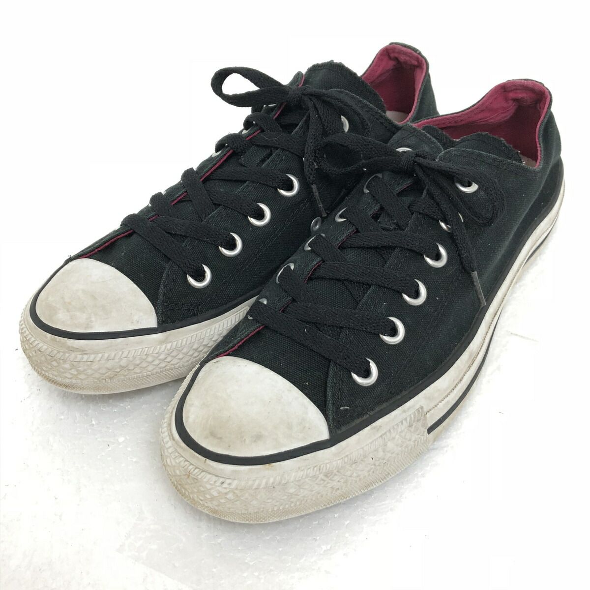 【古着】 CONVERSE コンバース CT DBL TNG OX ALLSTAR OX(LOW) ブラック系 メンズ26.5cm n003077
