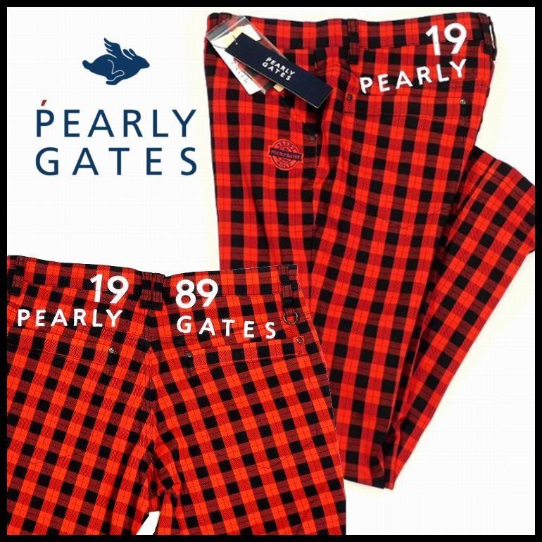 中古 メンズ パーリーゲイツ PEARLY GATES パンツ 4(M) 濃紺×白