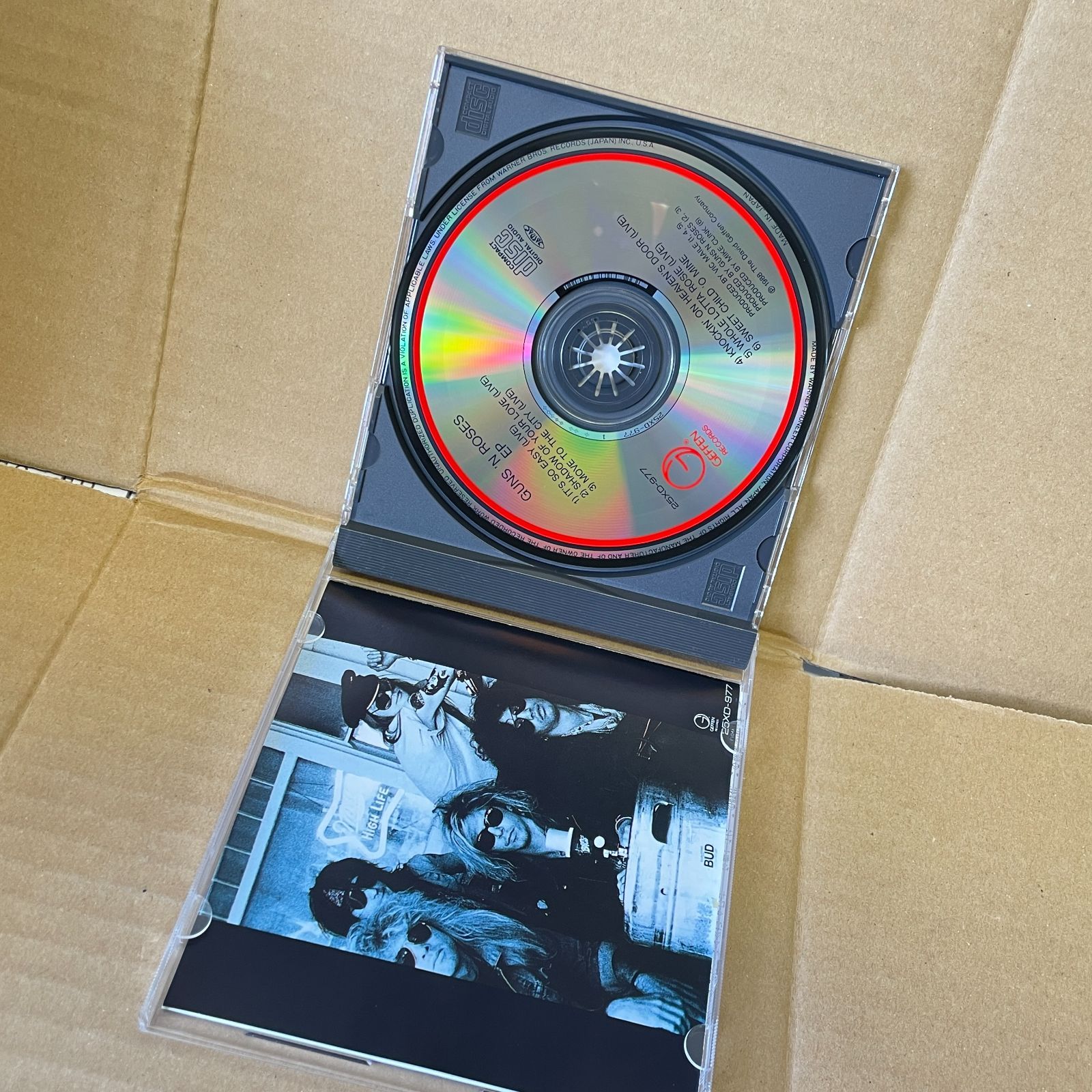 ガンズアンドローゼズ ライブフロムザジャングル 発禁ジャケCD