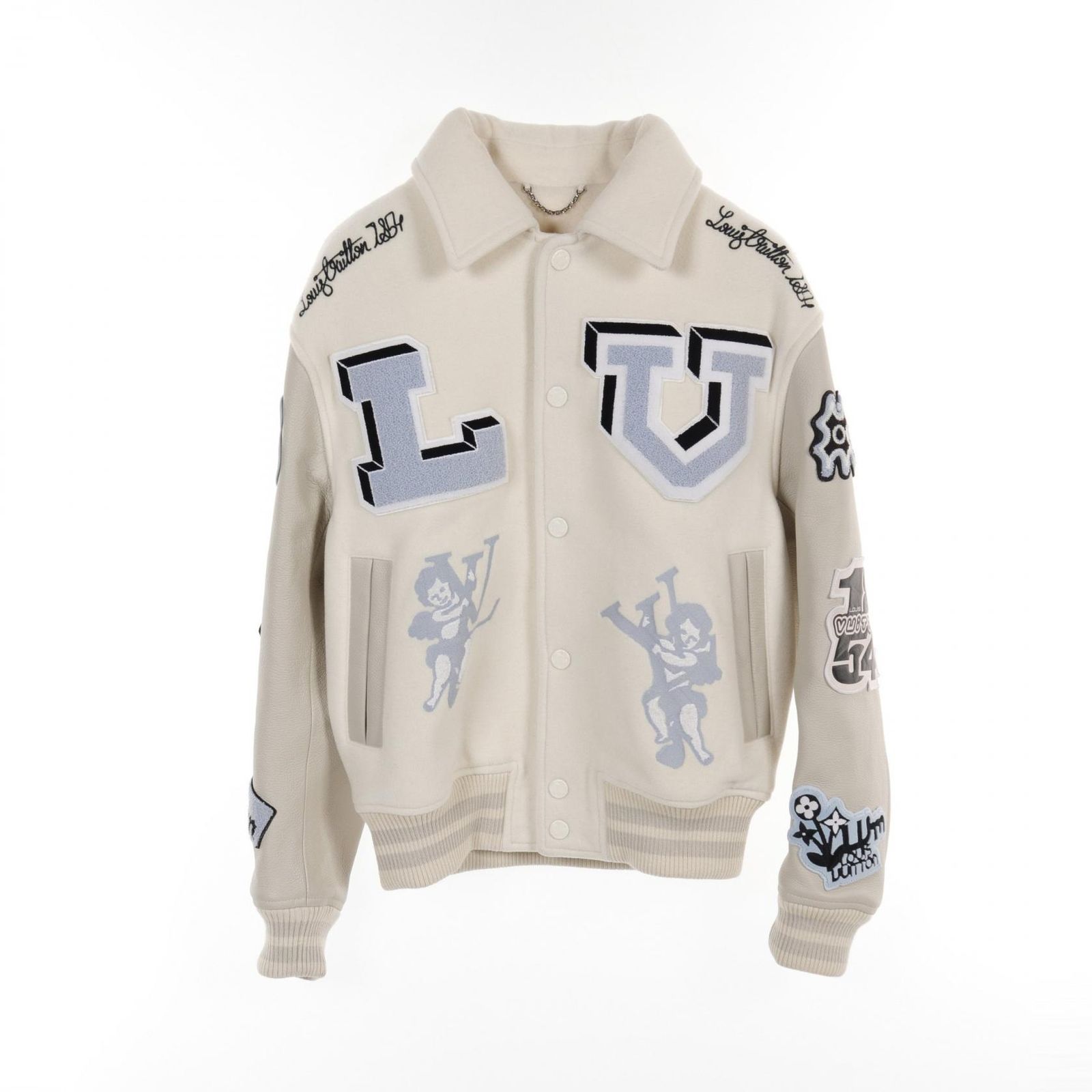 LOUIS VUITTON マルチパッチJacket/ブルゾン ルイ・ヴィトン LOUIS VUITTON スタジャン マルチパッチ ミックスド