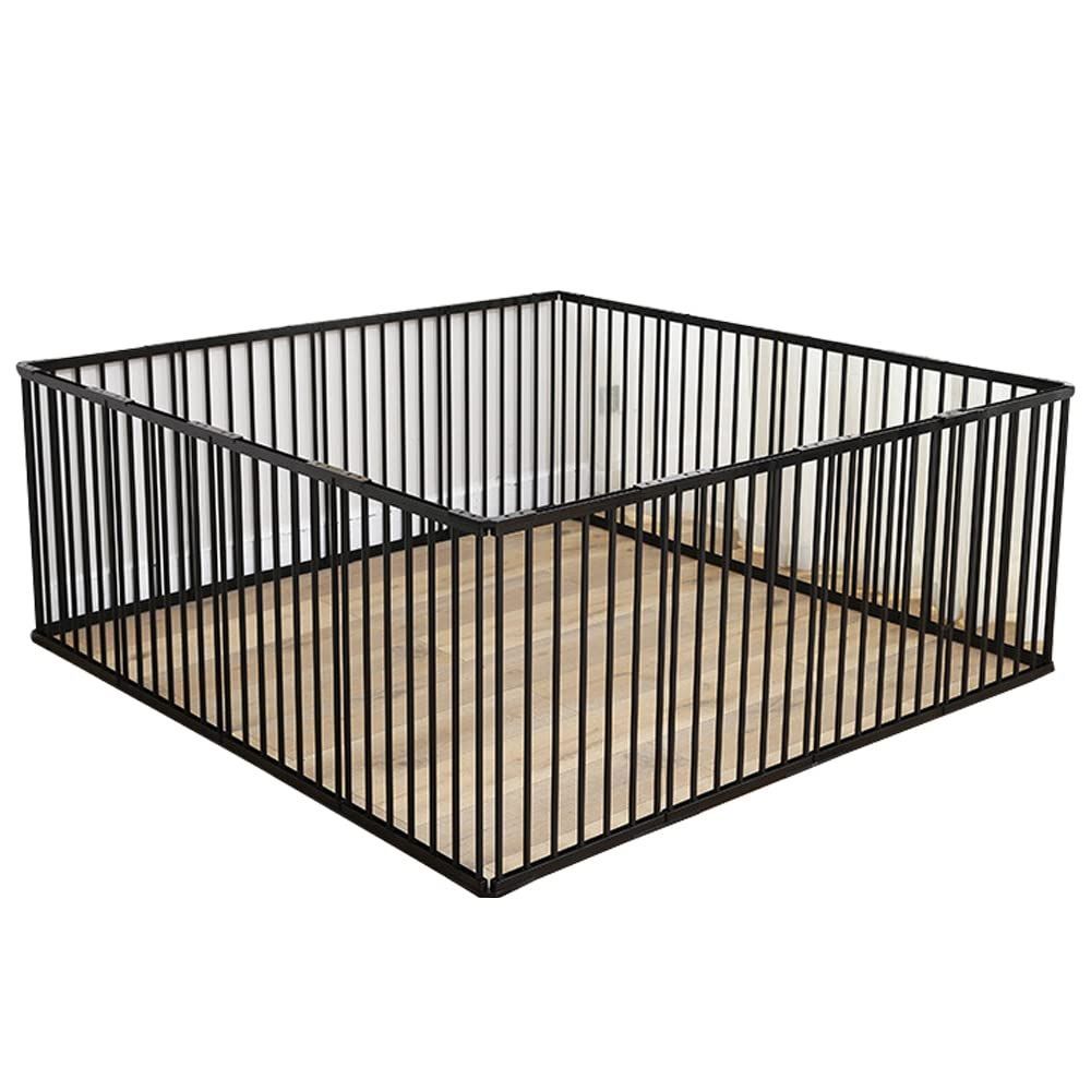 数量 サークル ケージ メッシュ ペット用サークル ペット 折りたたみ 犬 門構え 猫 173*173*70cm 小動物 大型 中型犬 屋外 犬用 室内用 ペットサークル ブラック Zoifada