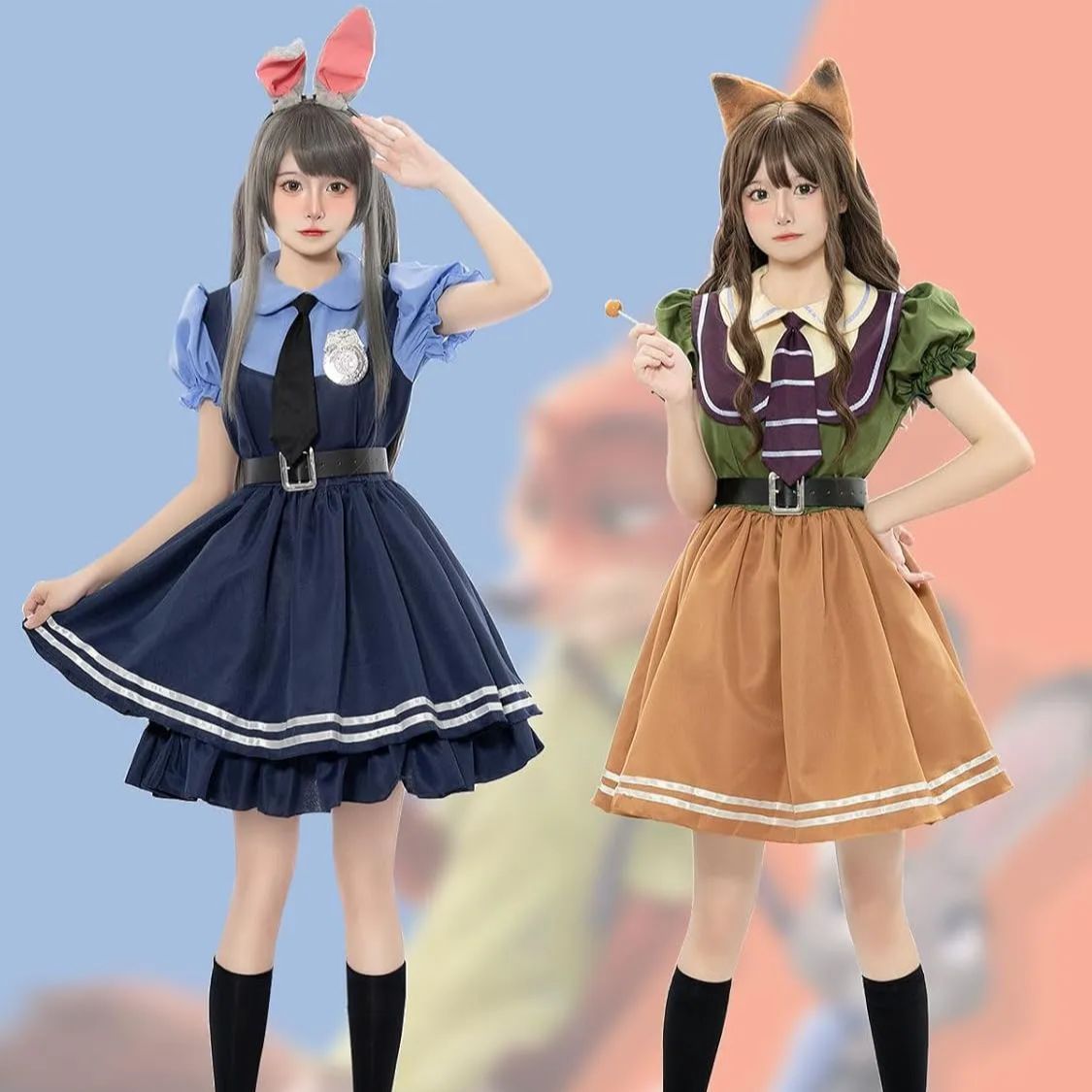 ジュディ コスプレ Disney zootopia Judyうさぎのコスプレコスチューム,アニメの
