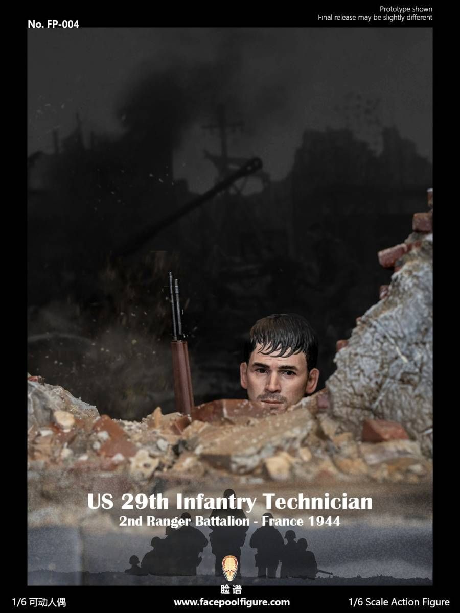 1/6 WW2 米陸軍第２レンジャー大隊 第２９歩兵師団 技能兵 スタンダード版 1/6 WW2 アメリカ陸軍第2レンジャー大隊 第29歩兵師団 技能兵