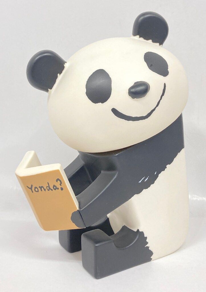 【希少】新潮社 Yonda?パンダ マフラー 新品 新潮社 Yonda 基本 箱付)ヨンダパンダ100%オレンジ笑い - メルカリ