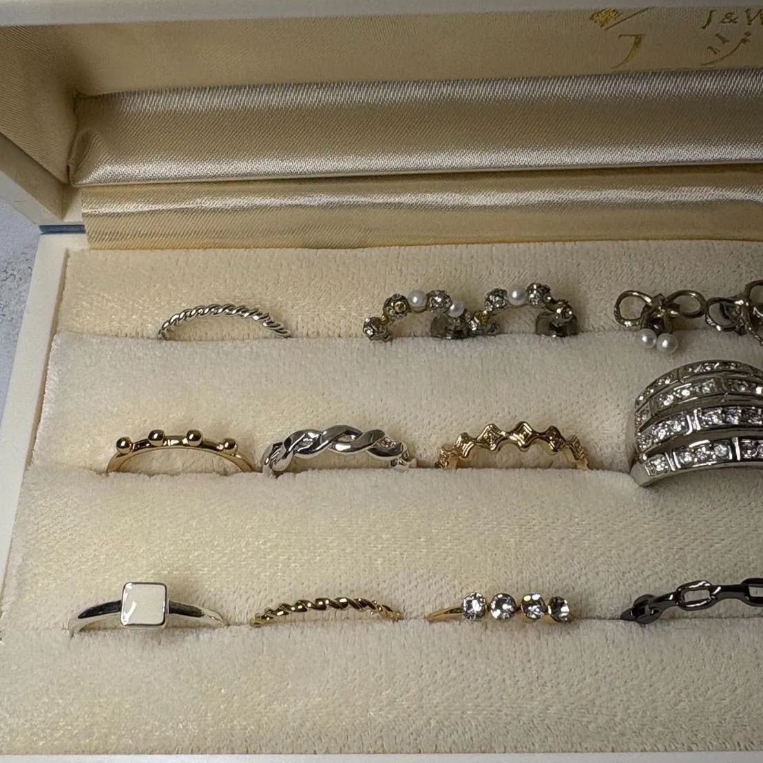 ✨遺品整理✨】ジュエリーボックス 金 まとめ アクセサリー 指輪