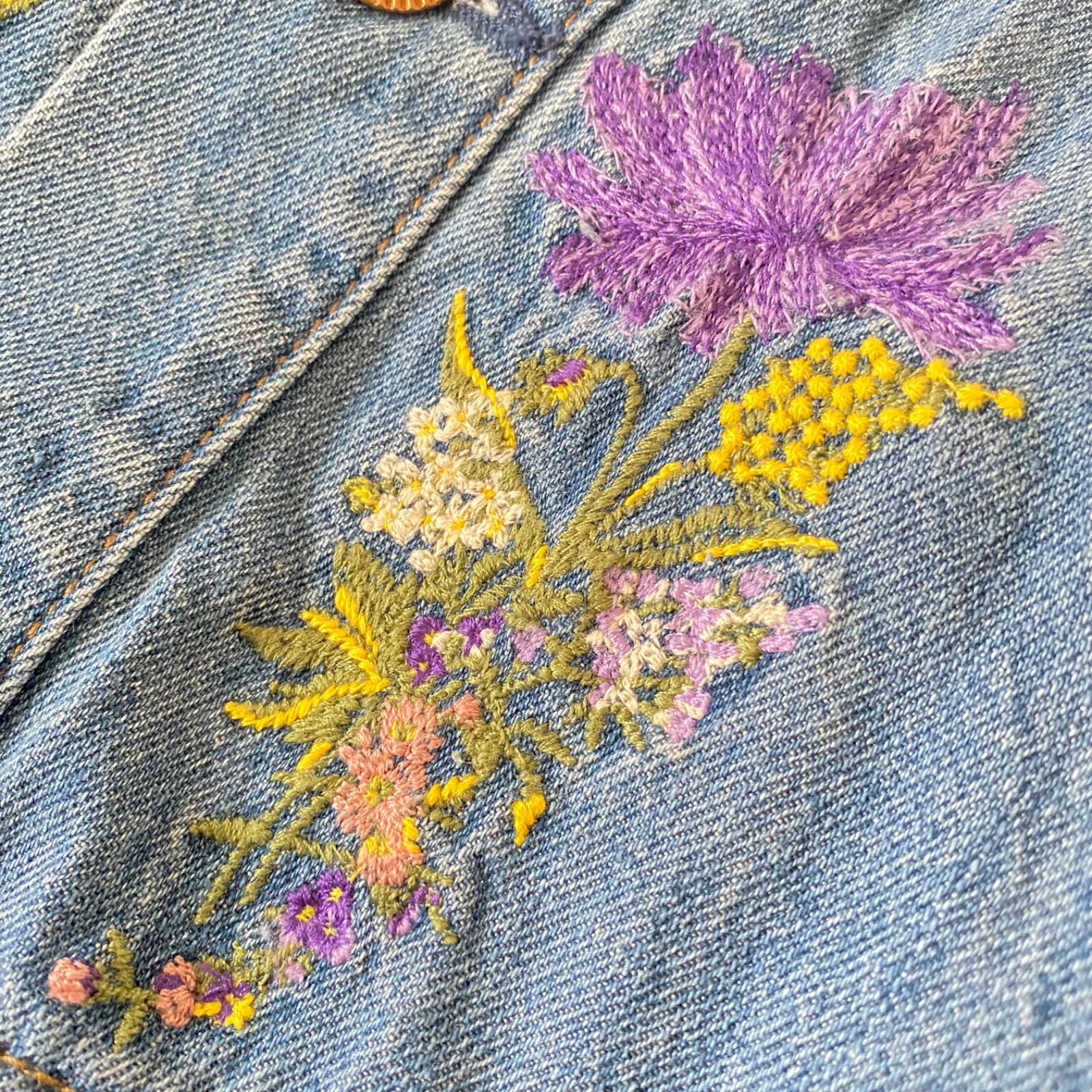 刺繍 花柄