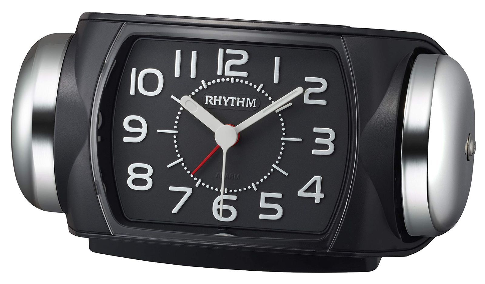 【特価商品】リズム(RHYTHM) 目覚まし時計 大音量 ベル音 アラーム バックライト付き 連続秒針 8RA647SR02