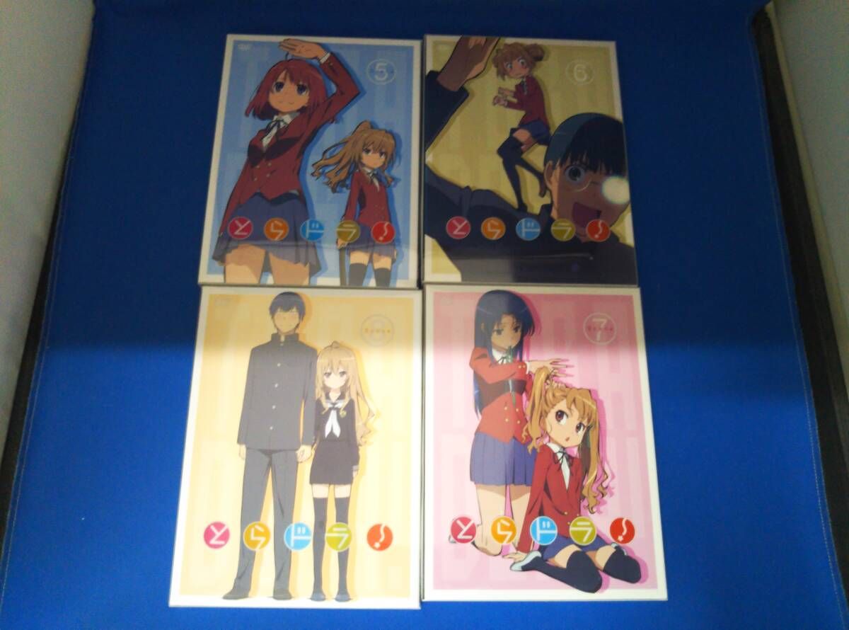 とらドラ！ DVD 1-8巻セット全て未開封の新品未使用　BOX付き とらドラ！ DVD 1-8巻セット全て未開封の新品未使用 BOX付き