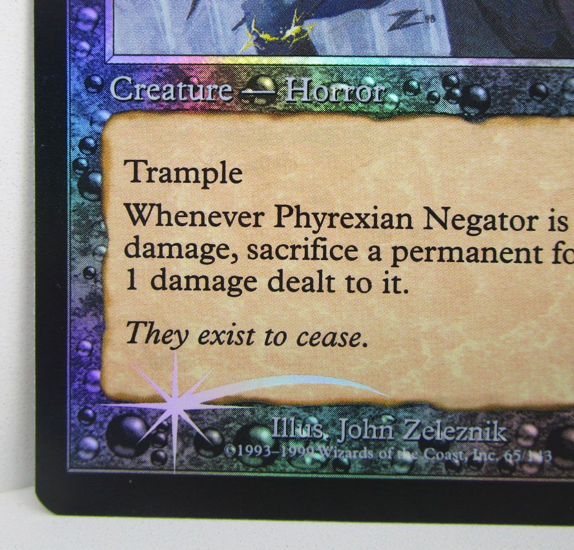 【Foil】ファイレクシアの抹殺者/Phyrexian Negator 英語1枚 Foil】ファイレクシアの抹殺者/Phyrexian Negator 英語1枚