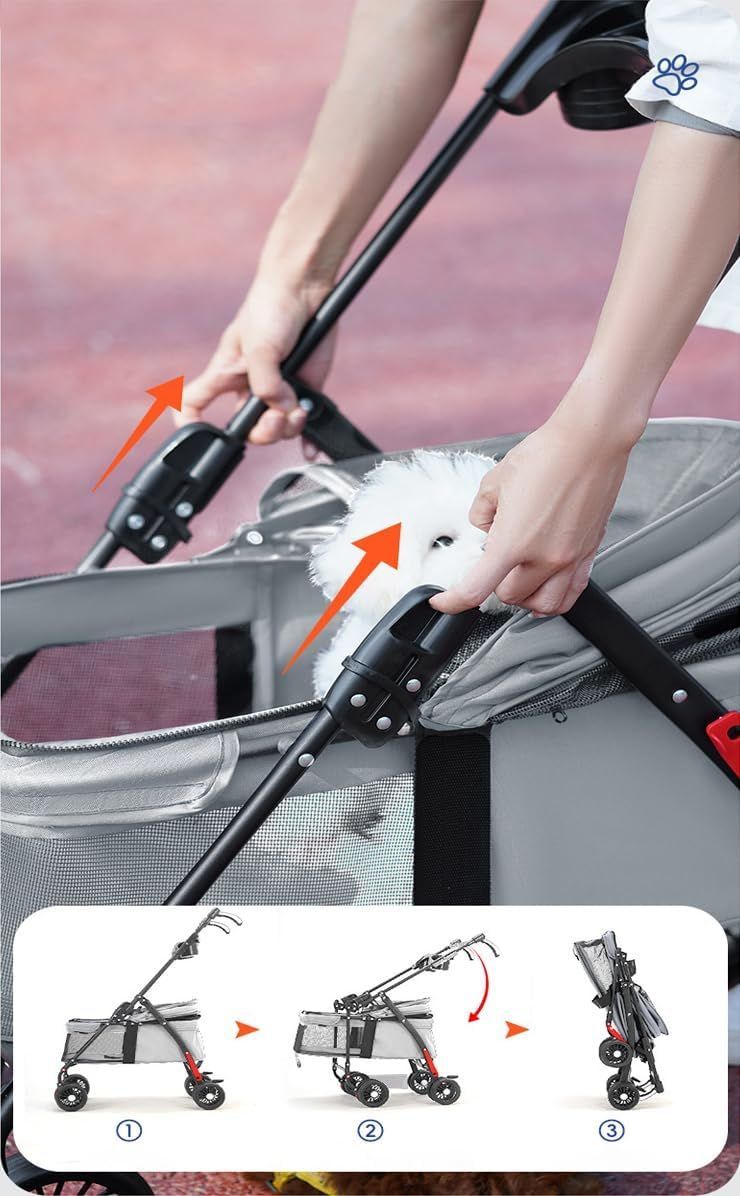 後輪ブレーキ ペットカート