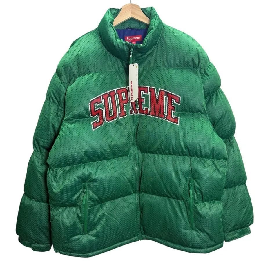 美品】XL シュプリーム Supreme 23SS／ Mesh Jersey Puffer Jacket 
