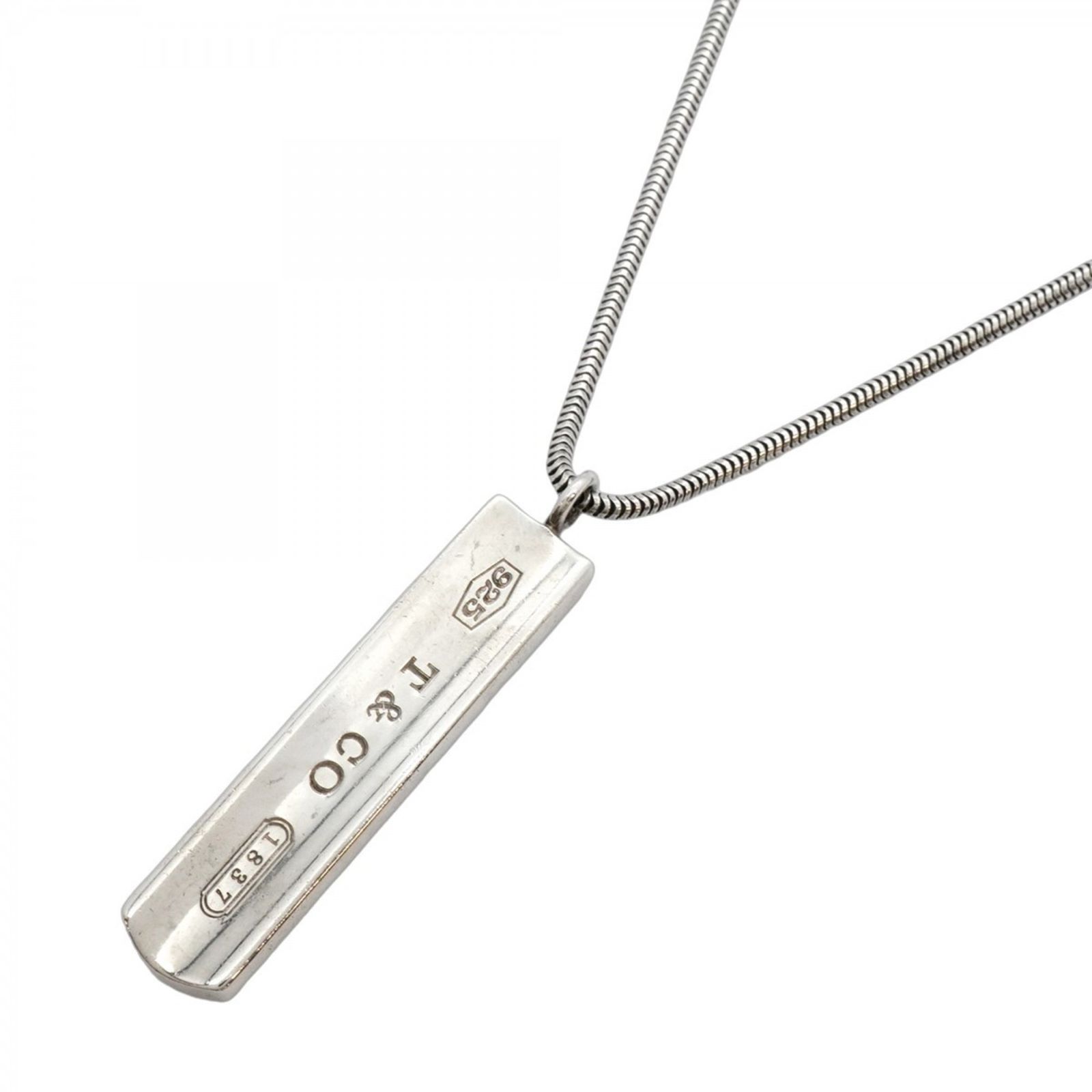 ティファニー Tiffany ティファニー ネックレス ナローバー シルバー925レディース P1380855