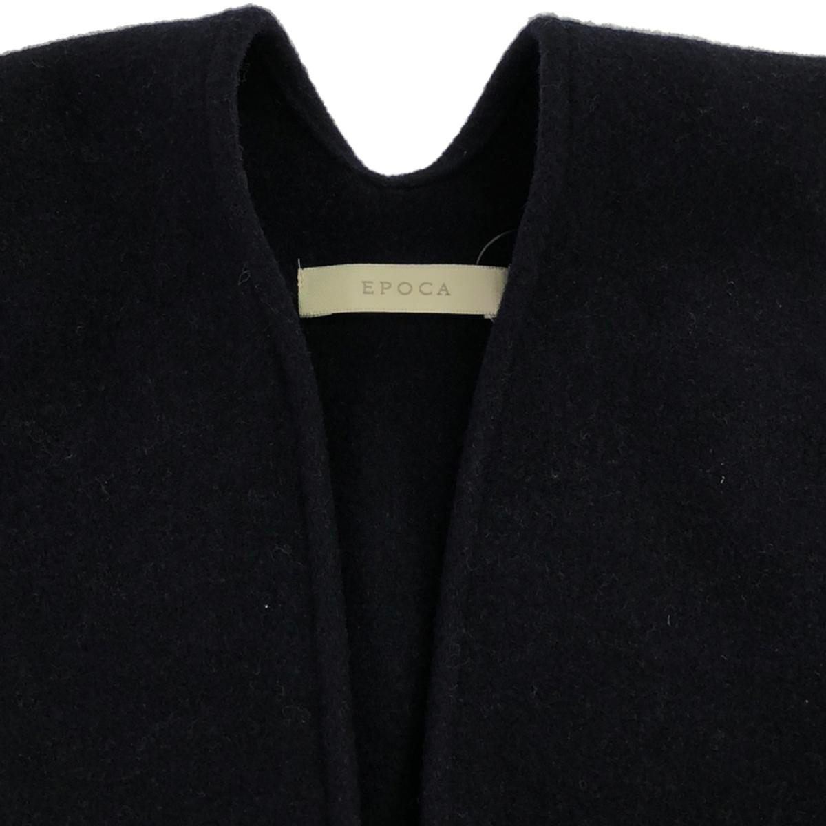 EPOCA エポカ ウールモッサポンチョ コート M5723-813-28 ネイビー F  