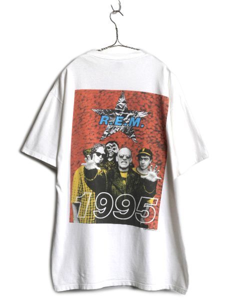 お得なクーポン配布中!】 90s USA製 ☆ R.E.M. 1995 ツアー プリント T