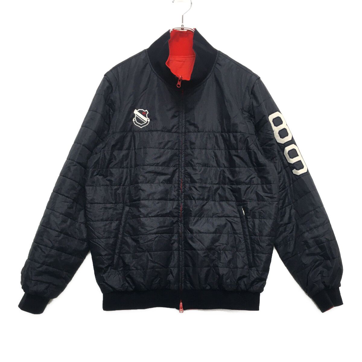 中古 メンズ パーリーゲイツ PEARLY GATES ブルゾン 6(LL) 紺×赤 リバーシブル 4WAY 中綿