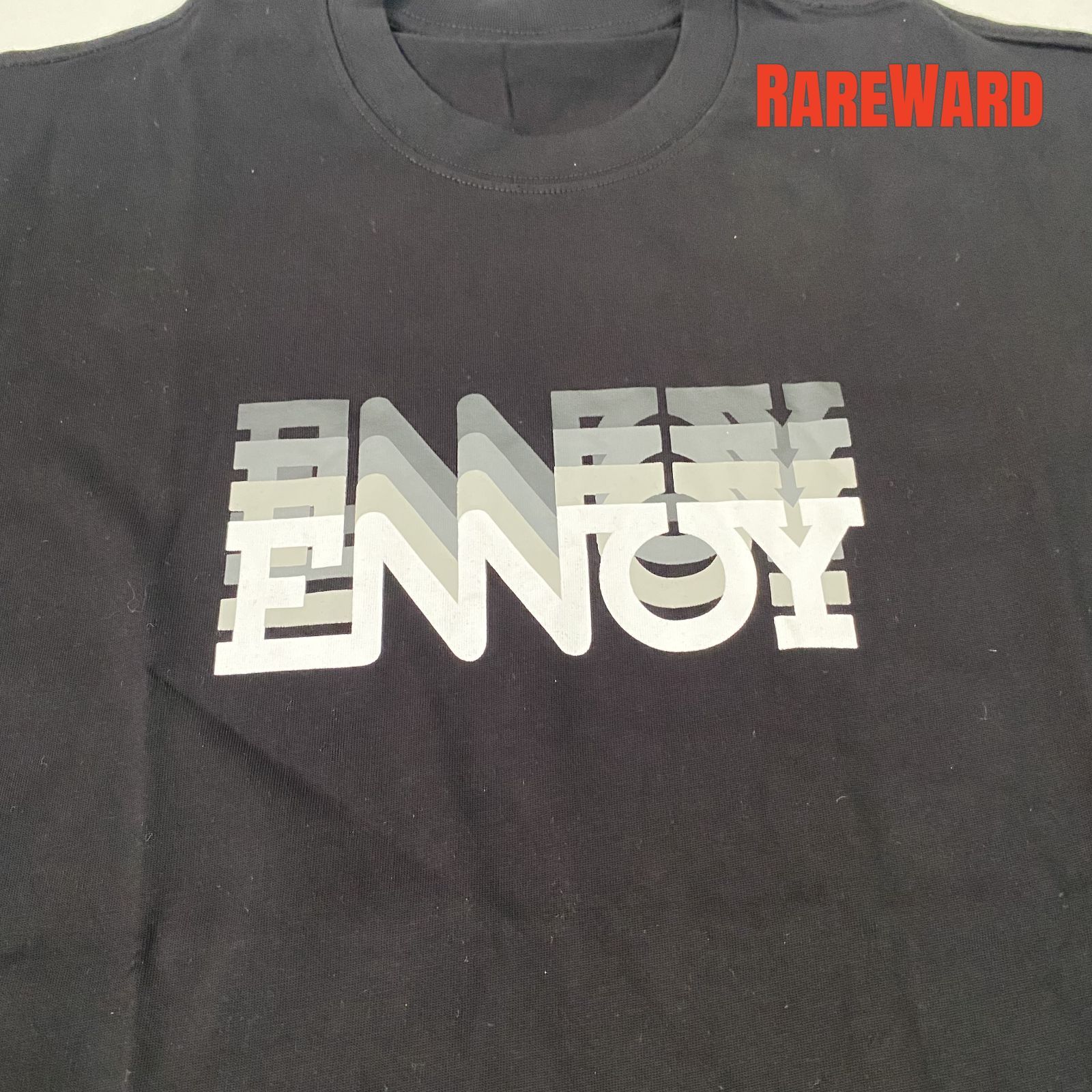 【 Ennoy 】ELECTRIC LOGO GRADATION TEE 〜 白 ENNOY エンノイ 23SS ELECTRIC LOGO GRADATION SS TEE Tシャツ