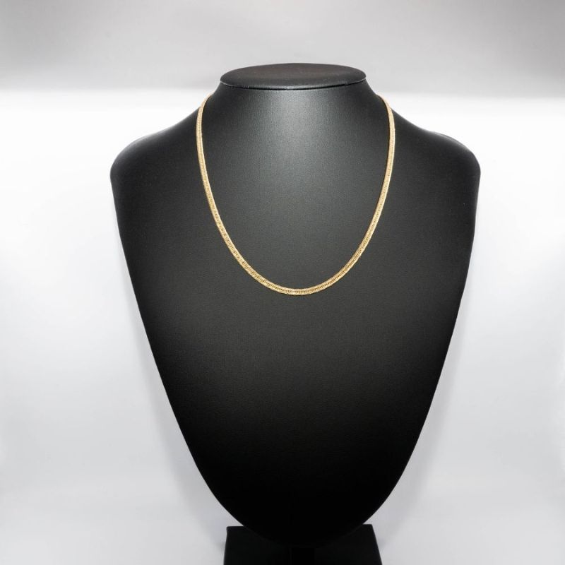 K18 18金 中空喜平ネックレス（2面カットクワドループル）50cm/5.9g K18 18金 中空喜平ネックレス（2面カットクワドループル）50cm/5.9g