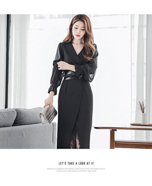 ウエストマークワンピース ドレス 膝丈 ひざ丈 膝下 袖あり 長袖 Vネック 襟なし タイト 細身 フリル かわいい 大人可愛い きれいめ シンプル カジュアル 大人 上品 おしゃれ お洒落 大人可愛い 大人女子 こなれ感 ラフ ラブリー キュート 個性的 主役級 存在感 とろみ感 ウエストマークワンピース ドレス 膝丈 ひざ丈 膝下 袖あり 長袖 V