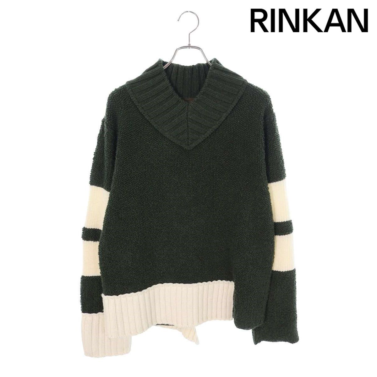 サカイ 20AW 20-02403M Wool Knit Pullover オーバーサイズパイルニット メンズ 2
