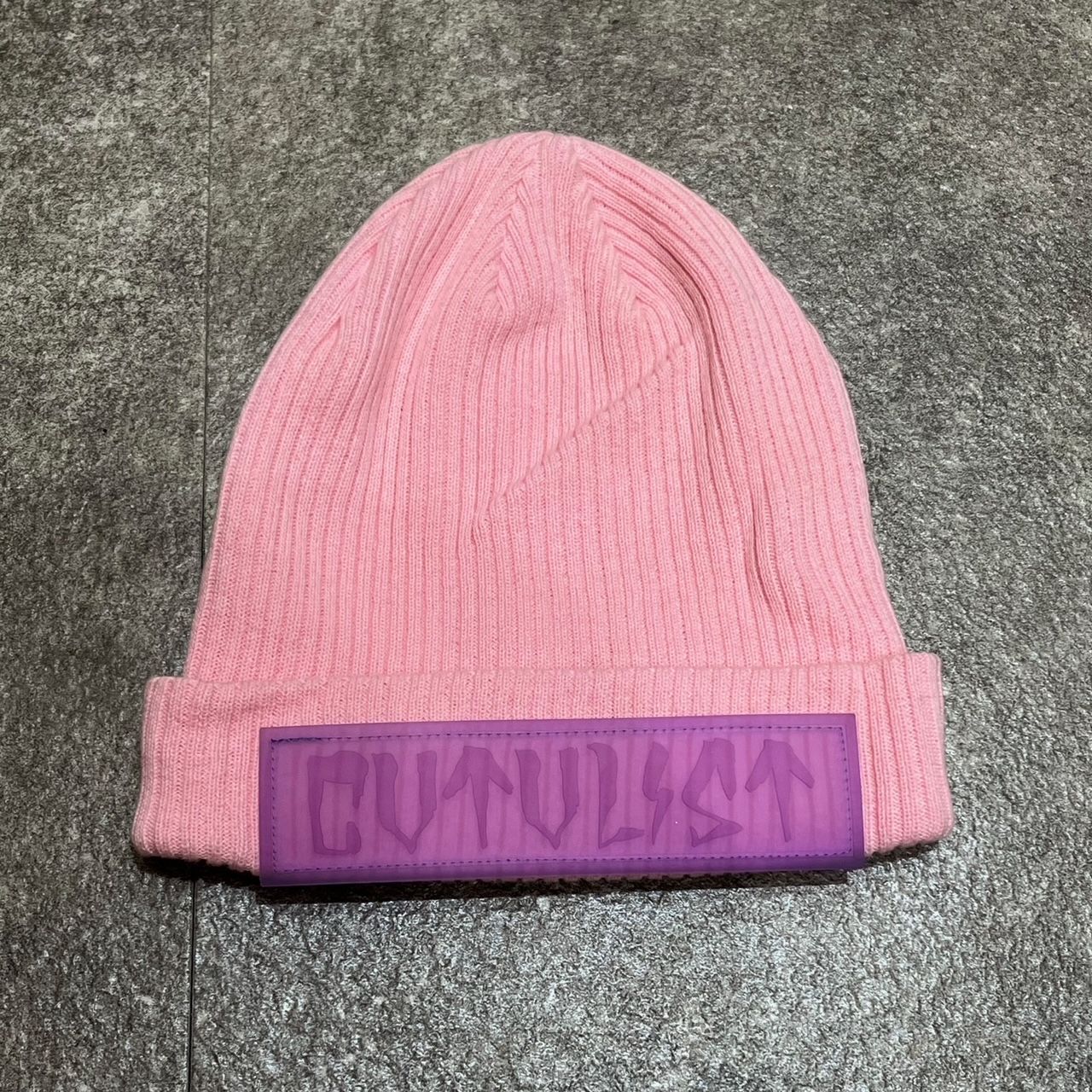 CVTVLIST RUBBER LOGO BEANIE ラバーロゴ ビーニー ニットキャップ