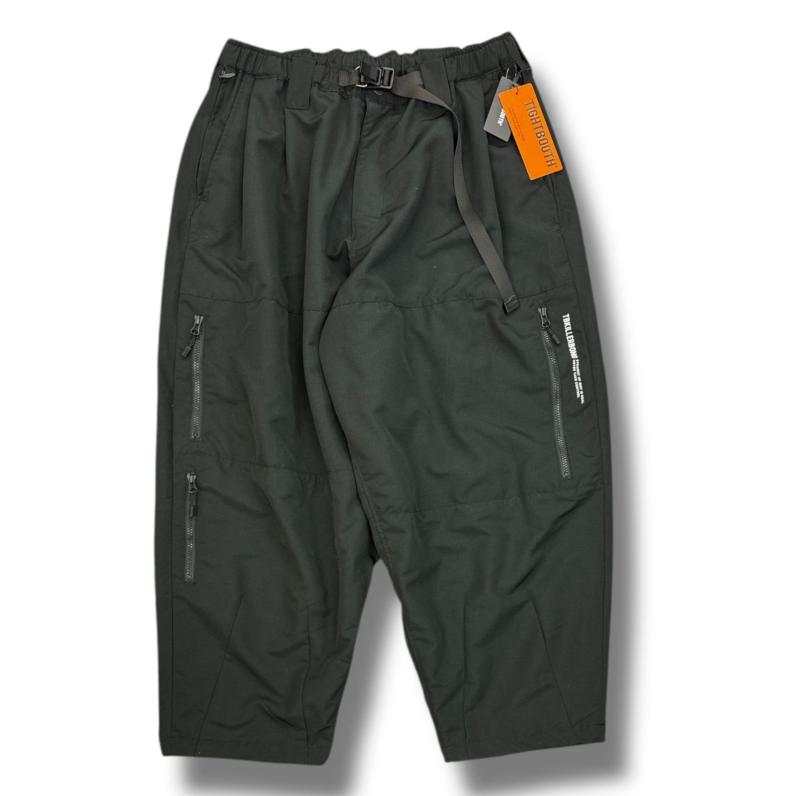 参考上代30800円 未使用品 TIGHTBOOTH PRODUCTION 24AW TACTICAL BALLOON PANTS タクティカル バルーン パンツ タイトブースプロダクション FW24-TBKB06 ブラック XL  86255A3