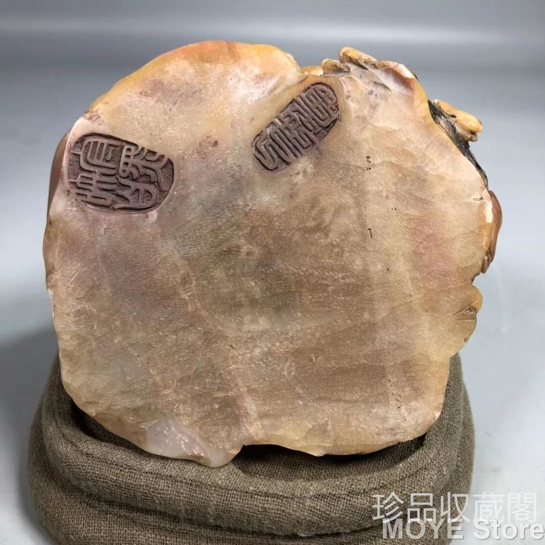 旧蔵三色寿山石